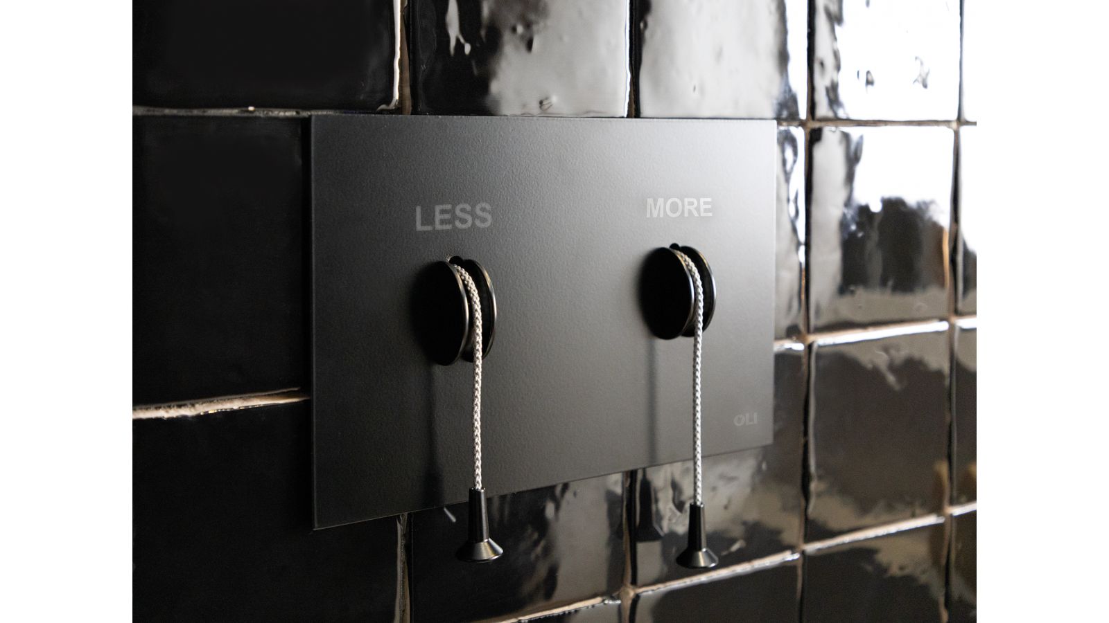 LESS IS MORE FLUSH PLATE